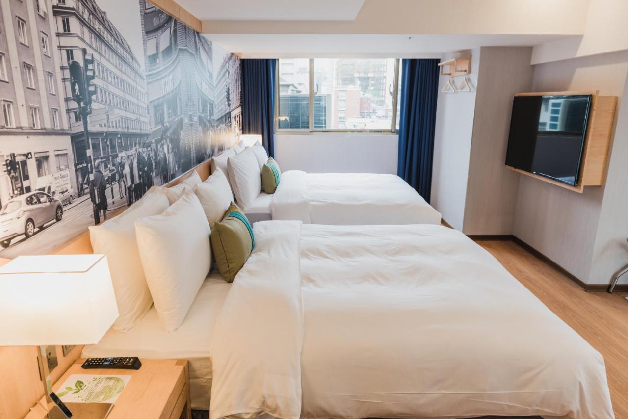 Hej Taipei Hotel Bagian luar foto