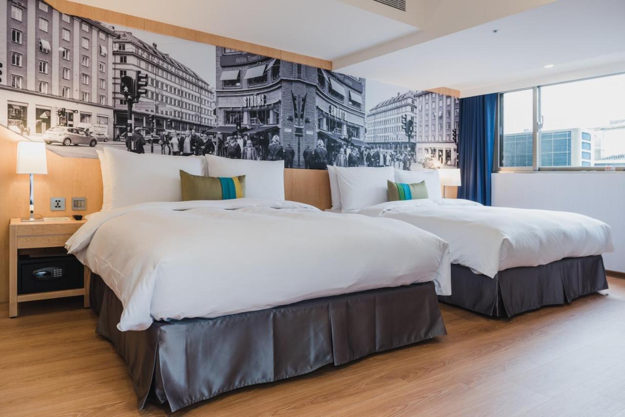 Hej Taipei Hotel Bagian luar foto